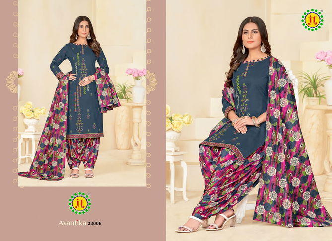 Avantika 23 By Jt Cotton Dress Material Wholesale Clothing Distributors In India
